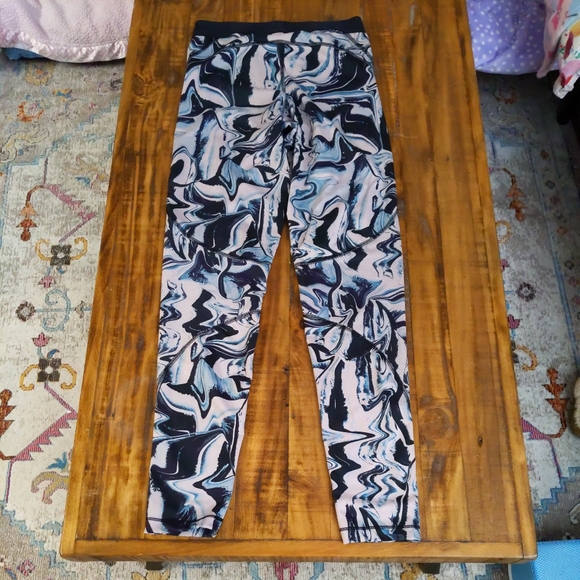 Nike Pro Hyperwarm Leg-A-See Pink Black Marble - Picture 3 of 5